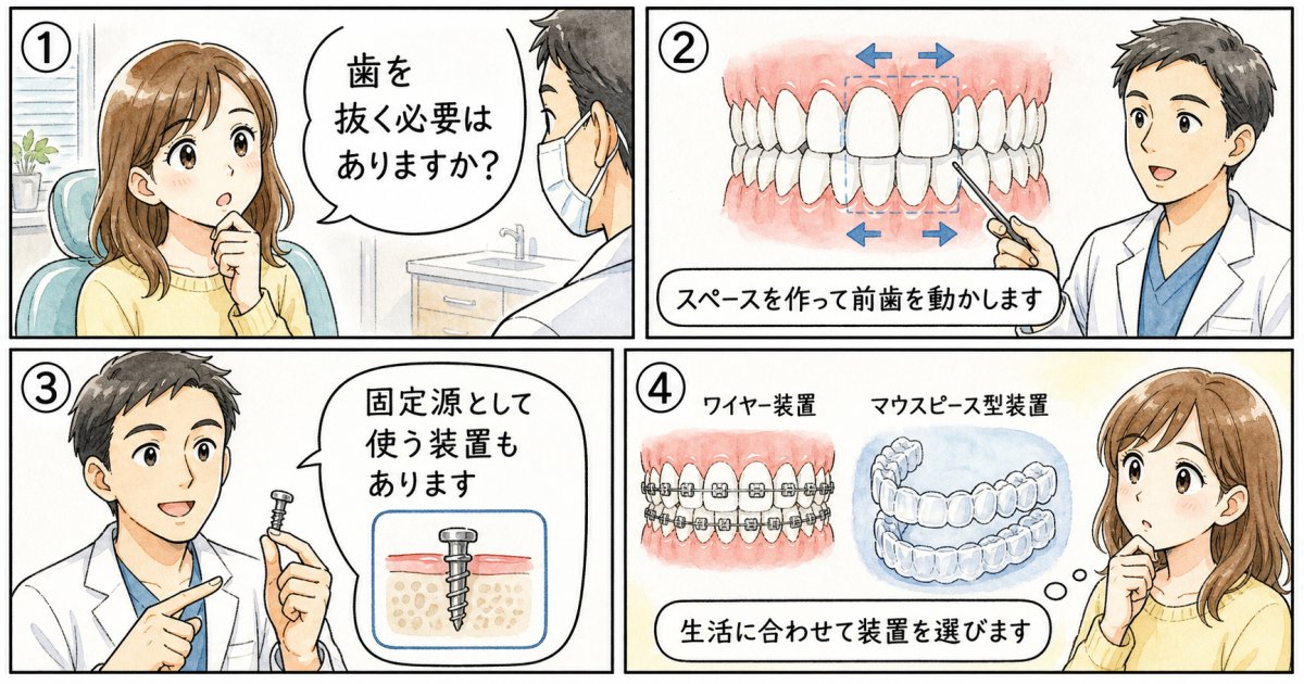 口ゴボの主な原因を見極める!歯並びの問題と骨格的な特徴